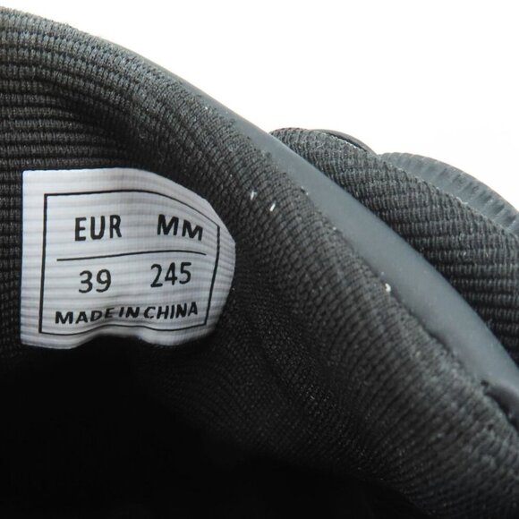 Tabolu Unisex 39 245mm Solid Black Synthetic Cycling Shoes Fitness NEW No Box - Picture 8 of 11